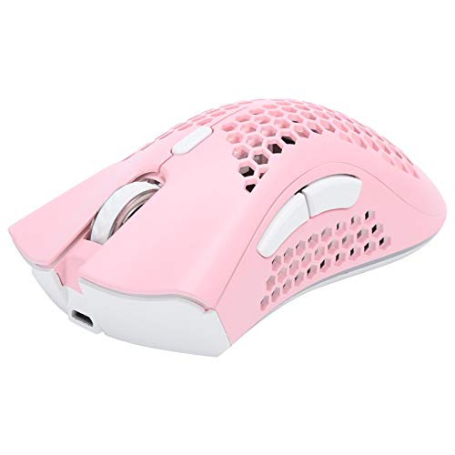 RGB Gaming Mouse, 2,4 GHz kabellose wiederaufladbare Hollow Design Game Mouse mit Seitenstrombeleuchtung für Büro, Game Player, Studenten von Yunir