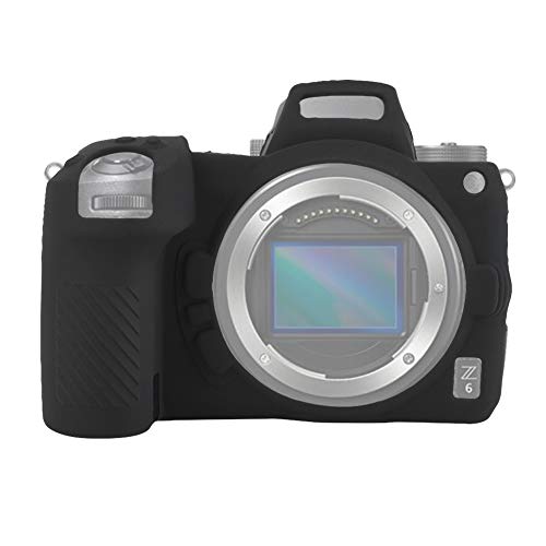 Silikon-Kameratasche, abwaschbare Schwarze weiche Kameraschutzrahmenabdeckung Speziell für Nikon Z7 Z6 entwickelt von Yunir