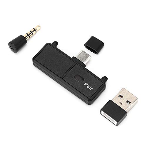 Tragbarer Audio-Adapter-Sender, Bluetooth V5.0 + EDR-Technologie USB Bluetooth-Empfänger mit geringer Latenz, Bessere Spielerfahrung innerhalb von 30 Metern von Yunir