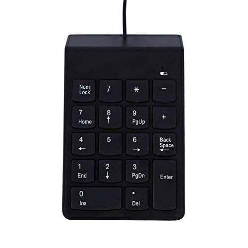 USB-Ziffernblock, Portable USB2.0 18-Tasten-Ziffernblock Tastatur für Laptop/Desktop/PC von Yunir