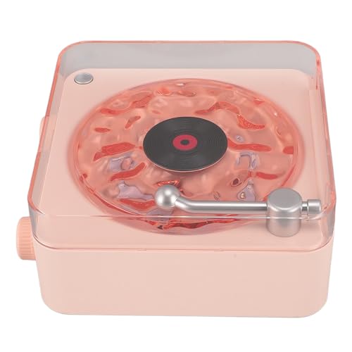 VintageVinyl Wave-Lautsprecher, Plattenspieler-förmiger Tragbarer CD-Player, 3-in-1-Multifunktions-Klein-Stereo-Wireless-Lautsprecher mit Stimmungsvollem Nachtlicht, Gfit für VintageVinyl Wave-Lautsprecher, Plattenspieler-förmiger Tragbarer CD-Player, 3-in-1-Multifunktions-Klein-Stereo-Wireless-Lautsprecher mit Stimmungsvollem Nachtlicht, Gfit für von Yunir