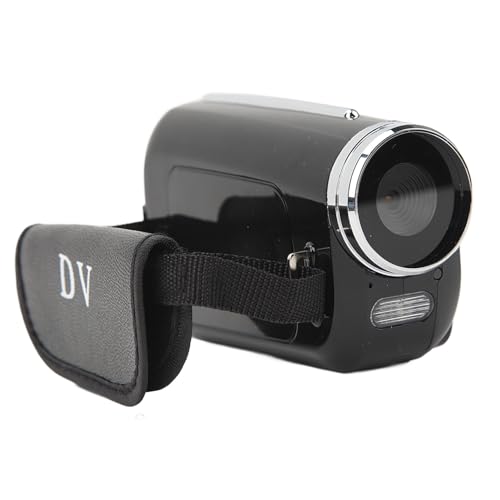 1,8-Zoll-IPS-Touchscreen-DV-Recorder, 4-Fach Digitaler Zoom-Camcorder für HD-Seherlebnis, Klein und Praktisch, mit Fülllicht, Unterstützt Externes Mikrofon von Yunseity