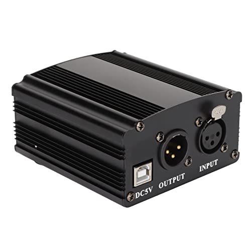 1-Kanal-48-V-Phantomspeisung, mit USB- und XLR-3-Pin-Mikrofonkabel, Netzteil für Kondensatormikrofon 1-Kanal-48-V-Phantomspeisung, mit USB- und XLR-3-Pin-Mikrofonkabel, Netzteil für Kondensatormikrofon von Yunseity