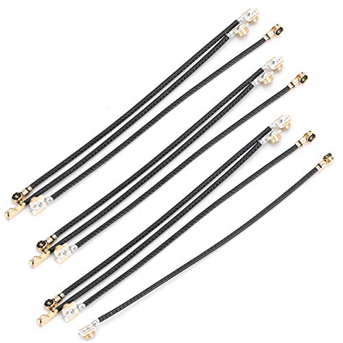 10 Stück IPEX-4 auf IPEX-1 Kabel, IPEX-4 Ipex MH4 Gen4 UFL Buchse auf IPEX-1 Stecker, für Intel BCM94360HMB, BCM94352Z, AX200, 9260, 8265 von Yunseity