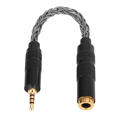 4,4 Mm auf 2,5 Mm Symmetrisches Kabel, 4,4 Mm Buchse auf 2,5 Mm Stecker Kopfhörer-Audio-Adapterkabel, für Audio-Player mit 2,5 Mm Symmetrischen Anschlüssen (Kaltes Grau) von Yunseity