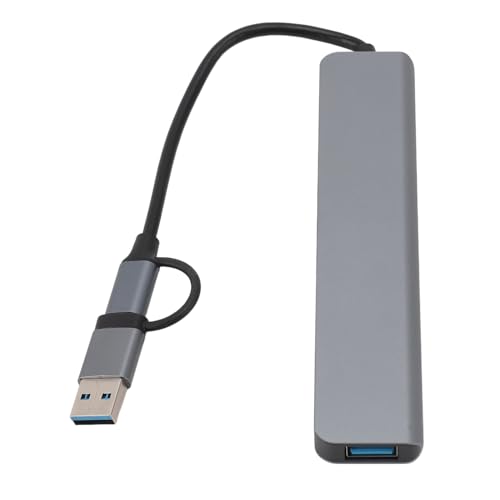 8-in-1-USB-C-Hub, Multiport-Adapter mit USB 3.0 5 Gbit/s, USB 2.0, SD/TF-Kartenleser, 3,5-mm-Audioanschluss, 100 W PD-Aufladung, für MacBook von Yunseity