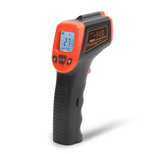 Berührungsloses Infrarot-Thermometer, Hochtemperatur-Infrarot-Digital-IR-Temperaturthermometer, -50~600°C/-58~1122°F, Industrie-Thermometerpistole(rot) von Yunseity