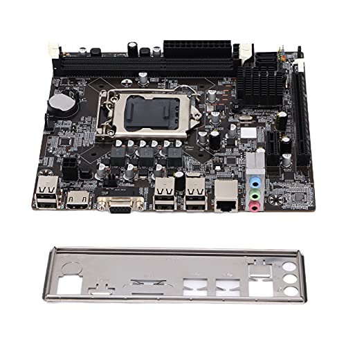 Desktop-Motherboard, DDR3-Speicher Computer-Motherboard Micro-ATX-Board Geeignet für Intel Core I7 I5 I3 für Pentium für Celeron, PCIE 3.0 16X Grafikkartensteckplatz von Yunseity