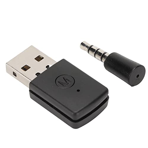 Yunseity Dongle-Adapter für PS4, für PS5, Empfänger und -Sender, Unterstützt A2DP HFP HSP von Yunseity