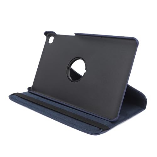 Drehbare Tablet-Schutzhülle aus Kunstleder fürTab A7 Lite T220 T225 8,7 Zoll, Umfassender Schutz, 360-Grad-Drehung (Dunkelblau) von Yunseity