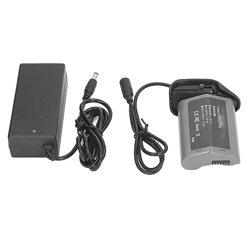 EN EL18 Dummy-Akku AC-Netzteil, Kamera-Dummy-Akku-Dauerladegerät-Kit für D4 D4S D5 D6-Kameras (EU-Stecker) von Yunseity