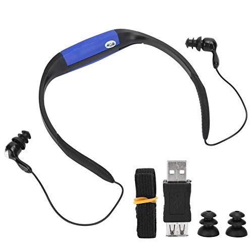 IPX8-Kopfhörer Wasserdicht Zum Schwimmen, Wasserdichter MP3-Player, Unterwasser-Kopfhörer-Ohrhörer Zum Schwimmen, Laufen, Tauchen Usw. von Yunseity