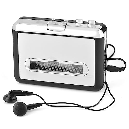 Kassetten-zu-CD-Konverter über USB, USB-Kassetten-zu-MP3-PC-Konverter, mit Kopfhörern, Konvertierung für IPod/MP3-Player oder Brennen auf CD von Yunseity