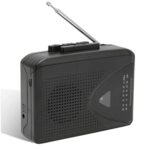 Kassettenrekorder, Tragbarer Kassettenrekorder AM FM Radio Stereo mit 3,5-mm-Kopfhöreranschluss, Retro-Walkman-Kassettenrekorder 2AA-Batterie oder USB-Netzteil von Yunseity