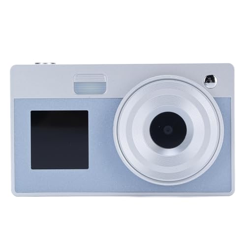 Kleine Tragbare Digitale Videokamera, 1080p Digitalkamera 16x Digital Zoom Anti -Scratch für die Fotografie (Silver) von Yunseity