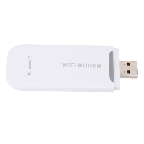 LTE 4G USB -Modem, USB -Safe Safe High Speed ​​Network 4G LTE WiFi -Modem für Mobiltelefone (Black) (White) von Yunseity