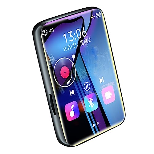 Musik-MP3-MP4-Player, 2,4-Zoll-Touchscreen Bluetooth 5.0 MP3-Musik-Player mit Lautsprecher FM-Radio, HiFi-MP3-Player-Unterstützung 128 GB Erweiterung von Yunseity