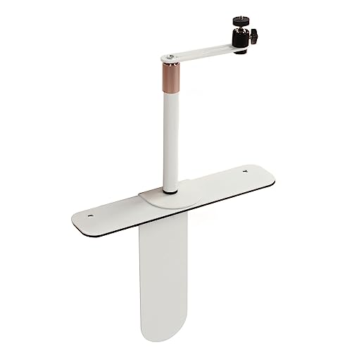 Projektorständer, Nachttisch-Sofaständer, Projektor-Stativständer, Höhenverstellbar 9 Bis 16 Zoll, Projektor-Desktop-Ständer mit 360°-Drehung, Projizierbare Decke (Weiss) von Yunseity