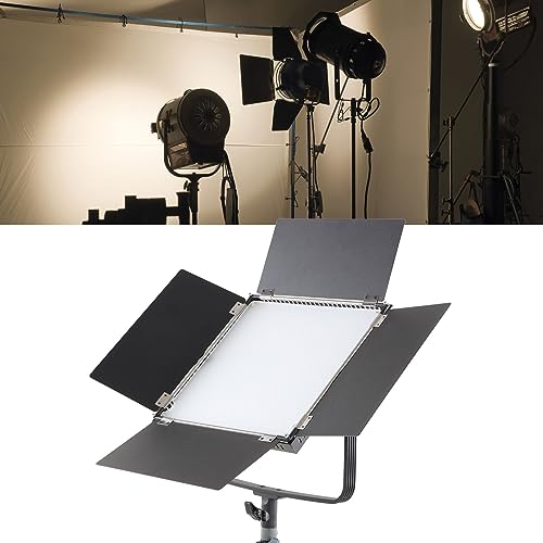 RGB-LED-Videoleuchte, Vollfarbig, 60 W, 2700–10.000 K, Videoleuchte, CRI 97+ TLCI 97+, Videobeleuchtung für Fotografie, Videoaufnahmen, Rundfunk Usw (EU-Stecker) von Yunseity