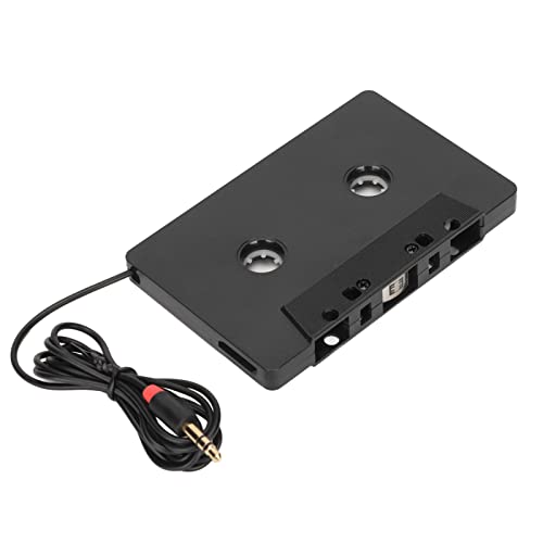 Retro-Kassettenwechsler, 3,5-mm-Autoradio-Kassetten-zu-Aux-Adapter, Stereo-Kassettenspieler mit 4-Kanal-Ausgang, Klassisches Musikdesign von Yunseity