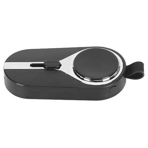 Schlüsselanhänger-Powerbank, Mehrfacher Schutz, 2-in-1 Tragbare -Powerbank für den Außenbereich (Black) von Yunseity