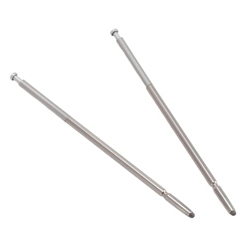 Stylus-Stift, Touch-Stylus-Stift, Leichtes Metall, Kratzfest, 2 Stück für Moto G Stylus 2022 XT2211 (Silver) von Yunseity