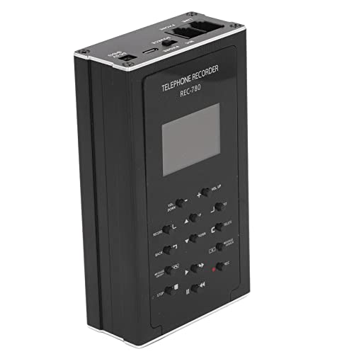 Yunseity Telefonrecorder mit Integriertem 32-GB-Speicher, Automatisches Mini-Telefonaufzeichnungsgerät für Analoge/IP-/Digitale Leitungen von Yunseity