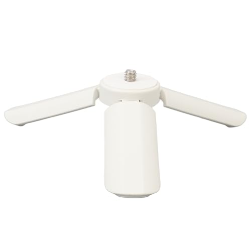 Tischstativ, Kompaktkamera-Stativ-Handgriff mit 1/4-Zoll-Schraube, Leichtes Reisestativ für Instax PAL, EVO, 70, LOMO (White) von Yunseity