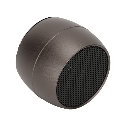 Tragbarer Bluetooth-Duschlautsprecher, USB-Aufladung, Großer Wasserdichter Kabelloser Outdoor-Lautsprecher, Leichter, Kompakter Reiselautsprecher für Duschraum, Auto (dunkelgrau) von Yunseity