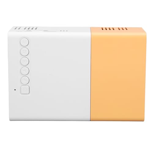 Tragbarer Filmprojektor, 600 ASIN, Kleiner Videoprojektor, Unterstützt 128 GB Speicherkarte, Eingebauter Lautsprecher, Fernbedienung mit HD-Medienschnittstelle für Telefon Tragbarer Filmprojektor, 600 ASIN, Kleiner Videoprojektor, Unterstützt 128 GB Speicherkarte, Eingebauter Lautsprecher, Fernbedienung mit HD-Medienschnittstelle für Telefon von Yunseity