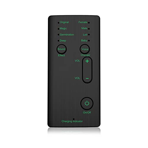 Tragbarer Voice Changer, 4 Sound Effects Phone Voice Changer Device Voice Disguiser, Soundeffektmaschine für Handy PC, Englische Version von Yunseity
