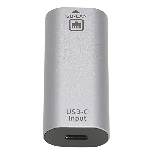 USB C auf RJ45 LAN Adapter, USB Typ C Buchse auf Ethernet Buchse Netzwerkadapter, 1000Mbps, für Laptops, Tablets von Yunseity