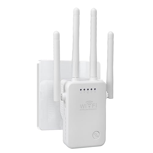 WiFi-Extender, WiFi-Booster mit AP-Modus, Router-Modus, Repeater-Modus, Kabelloser Signal-Repeater-Booster mit Ethernet-Anschluss, Kabelloser Heim-Signalverstärker (EU-Stecker) von Yunseity