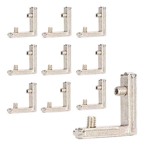 Yunseity 10 Stück M590 ° Interne L-förmige Winkelnut, 20-M4 Integrierte Winkelnut, L-Form-kompatible Winkelverbindung mit V-Nut und C-Beam-Linearführung, 20 Mm V-Nut Yunseity 10 Stück M590 ° Interne L-förmige Winkelnut, 20-M4 Integrierte Winkelnut, L-Form-kompatible Winkelverbindung mit V-Nut und C-Beam-Linearführung, 20 Mm V-Nut von Yunseity
