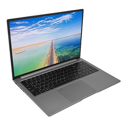 Yunseity 16 Zoll Ultradünner Tragbarer Laptop, 12 Core 16 Thread, für11 2560 X 1600 165 Hz, mit Kabelloser Maus (16 GB + 1 TB EU-Stecker) von Yunseity