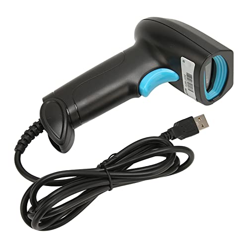 Yunseity 1D-Barcode-Lesegerät mit Kabel zur schnellen Identifizierung, tragbarer USB-Barcode-Scanner IP54 wasserdicht, für Supermarkt, Convenience Store, Lager von Yunseity