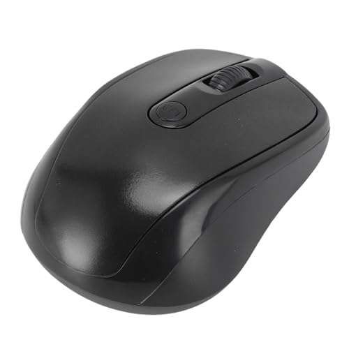 Yunseity 2,4G Drahtlose Maus Ergonomische 2,4 GHz Drahtlose Optische Maus Professionelle Hohe Empfindlichkeit für Laptop für Computer (Black) von Yunseity