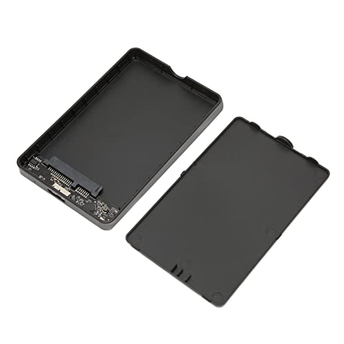 Yunseity 2,5-Zoll-Festplatten-SSD-Gehäuse, externes Festplattengehäuse der USB 3.0-SSD-SATA-Serie, für 2,5-Zoll-SSD-Festplatten unter 10 mm, unterstützt max. 3000 GB von Yunseity
