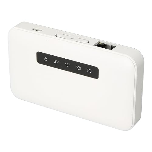 Yunseity 4G LTE Mobiles WLAN-Modem, Wireless-Mobilrouter, RJ45 WAN LAN 300 Mbit/s SIM-Karte Tragbarer WLAN-Router-Hotspot Bis zu 10 WLAN-Verbindungsgeräte von Yunseity