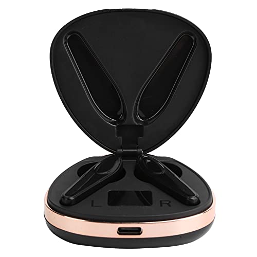 Yunseity Bluetooth 5.1-Kopfhörer, Leistungsstarke Kabellose Kopfhörer mit 9D Heavy Bass und Noise Cancelling-Funktion, TWS Stereo Sound ， für IOS Android-Handy-PC-TV (X19 klassisches Schwarz) von Yunseity