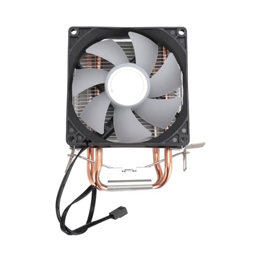 Yunseity CPU-Kühler, CPU-Lüfter, Effiziente, Breite Kompatibilität für Am2 AM4 (Leuchtende Version) von Yunseity