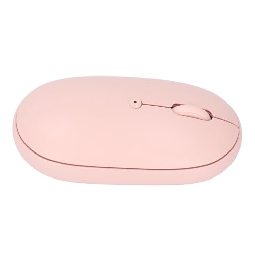 Yunseity Computermaus, Wiederaufladbare -Maus mit 400 MAh Chipbatterie und Geringem Stromverbrauch für Mobiltelefone (PINK) von Yunseity