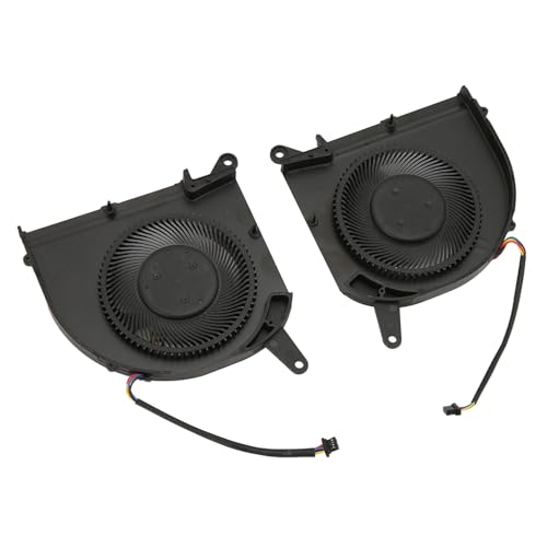 Yunseity Ersatz-interner Lüfter, Schnelle Wärmeableitung, Leiser 4-poliger GPU-CPU-Lüfter für AERO 15 OLED SA 17 HDR XA RP75XA RP77XA Laptop (CPU- und GPU-Lüfter) von Yunseity