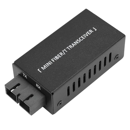 Yunseity Ethernet-Netzwerk-Switch, 10 100 Mbit/s Tx1310 Nm Glasfaser-Medienkonverter für die Familie (EU-Stecker) von Yunseity
