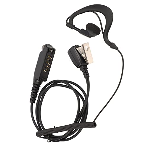 Yunseity G-Form-Ohrhörer-Headset-Mikrofon PTT für Sepura STP8000 STP8030 STP8035 STP8038 STP9000 Walkie Talkies, Freisprech-PTT-Mikrofon-Ohrhörer-Headset von Yunseity