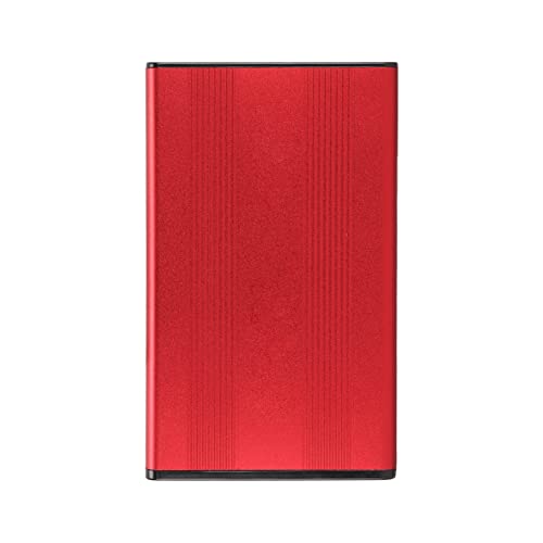 Yunseity HDD-Gehäuse Externes USB3.0-zu-Festplattengehäuse für 2,5-Zoll-Festplatten der -Serie und Externes SSD-Solidity-State-Festplattengehäuse (Rot) von Yunseity