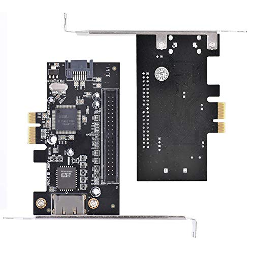 Yunseity JMB363 1 Port SATA II 3 Gb/s + 1 Port ESATA + 1 Port ATA133 IDE, PCI Express SATA IDE Controller Adapterkarte, für PC Computer von Yunseity