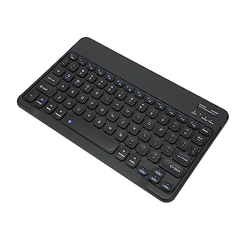 Yunseity Kabellose -Tastatur, Tragbare, Ultradünne Tablet-Tastatur mit Langem Standby für Smartphones (Black) von Yunseity