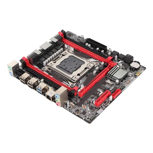 Yunseity LGA2011-Sockel, DDR3-Speicher, 6 USB-Schnittstellen, Gaming-Motherboard mit M.2-Schnittstelle, Unterstützung für E5 2670 CPU, 23.0, 22.0-Schnittstellen von Yunseity