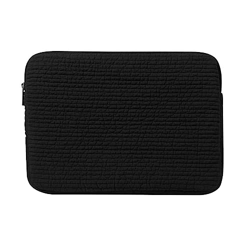 Yunseity Laptop-Hülsen Tasche, stoß Feste Reiß Verschluss Schließung Schutzhülle, Einfache und Stilvolle Trage Tasche Laptop Abdeckung für 13 Bis 14 Zoll Tablet-Laptop (Schwarz) von Yunseity